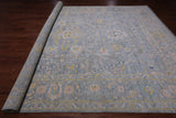 Grey Persian Tabriz  Hand Knotted Wool Rug - 10' 2" X 14' 2"