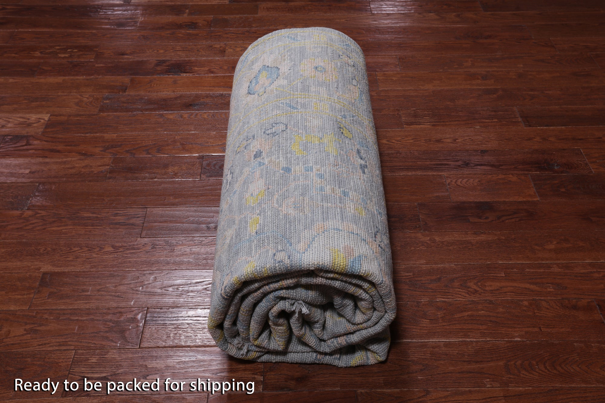 Grey Persian Tabriz  Hand Knotted Wool Rug - 10' 2" X 14' 2"