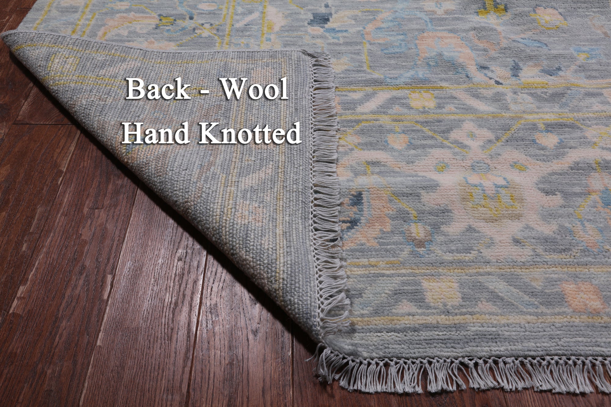 Grey Persian Tabriz  Hand Knotted Wool Rug - 10' 2" X 14' 2"