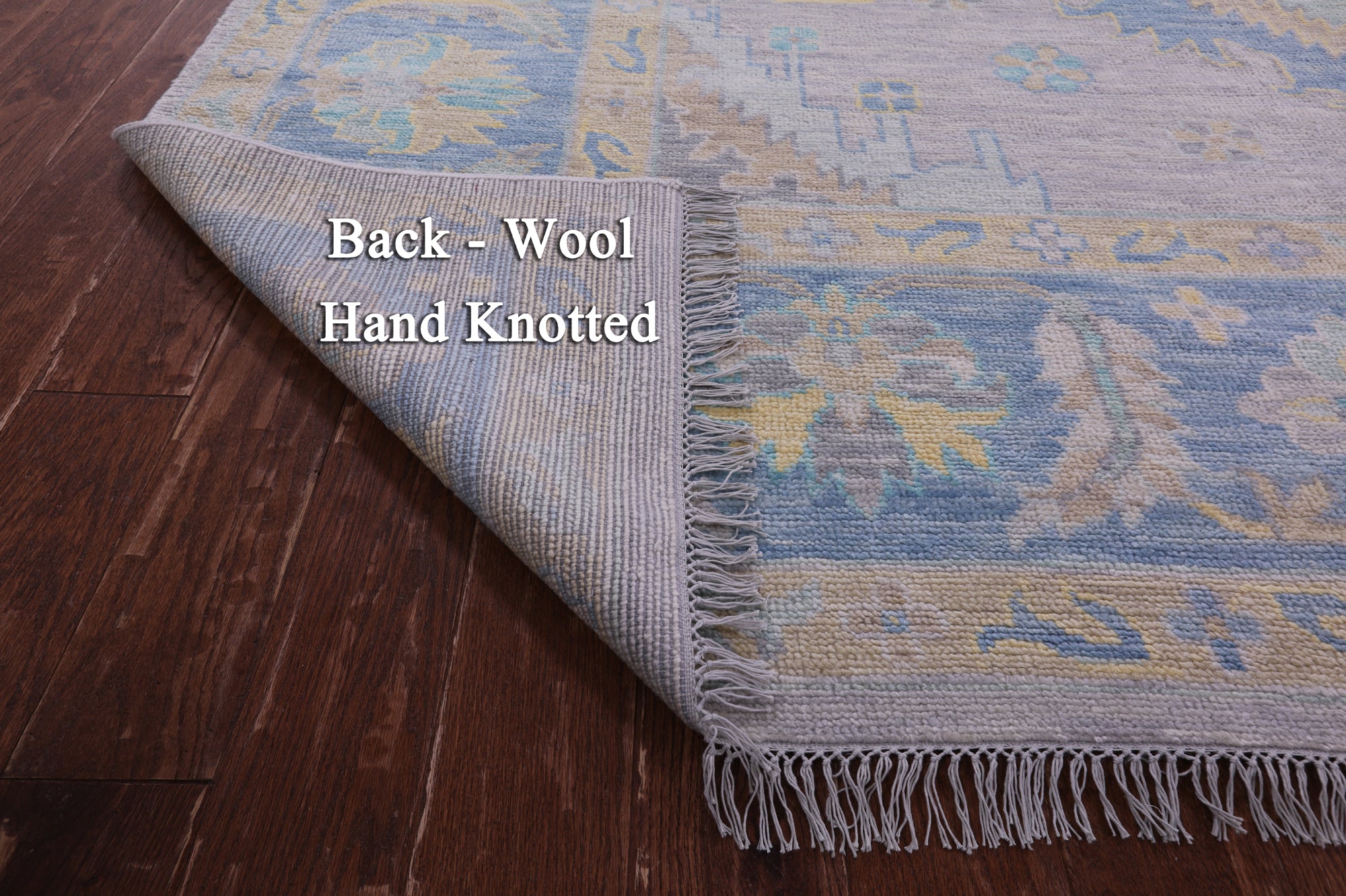 Geometric Fine Serapi Hand Knotted Wool Rug - 10' 3" X 14' 3" - Golden Nile