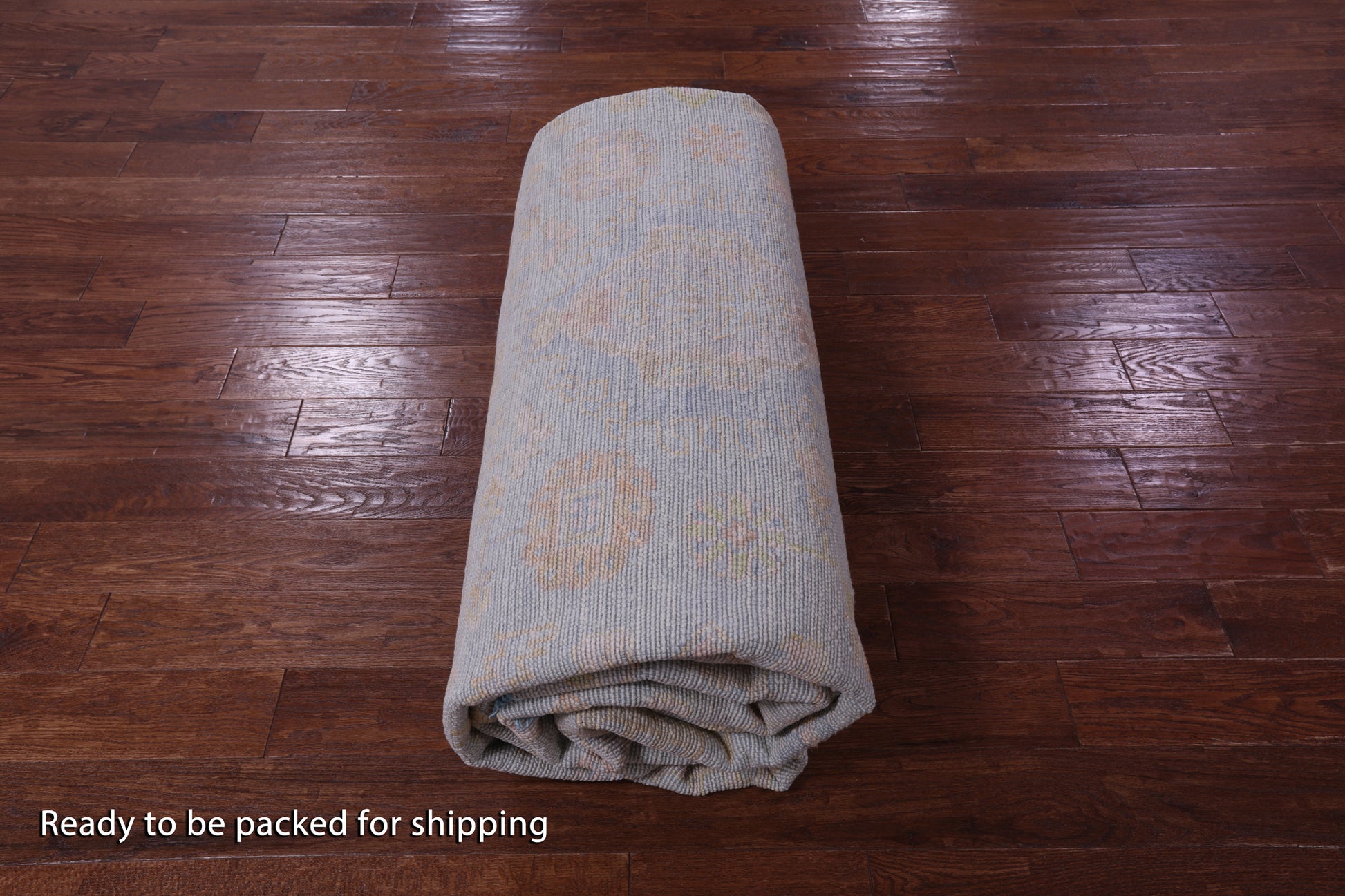 Geometric Fine Serapi Handmade Wool Rug - 10' 0" X 13' 10" - Golden Nile