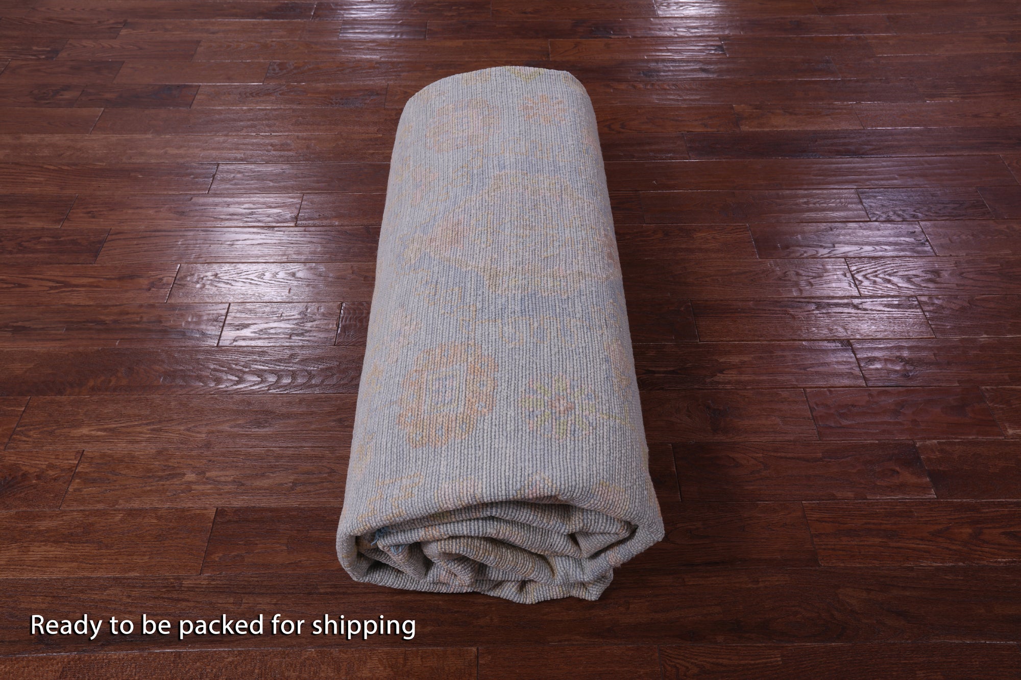 Geometric Fine Serapi Handmade Wool Rug - 10' 0" X 13' 10" - Golden Nile