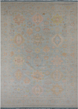Geometric Fine Serapi Handmade Wool Rug - 10' 0" X 13' 10"