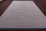 Geometric Fine Serapi Handmade Wool Rug - 10' 0" X 13' 10" - Golden Nile