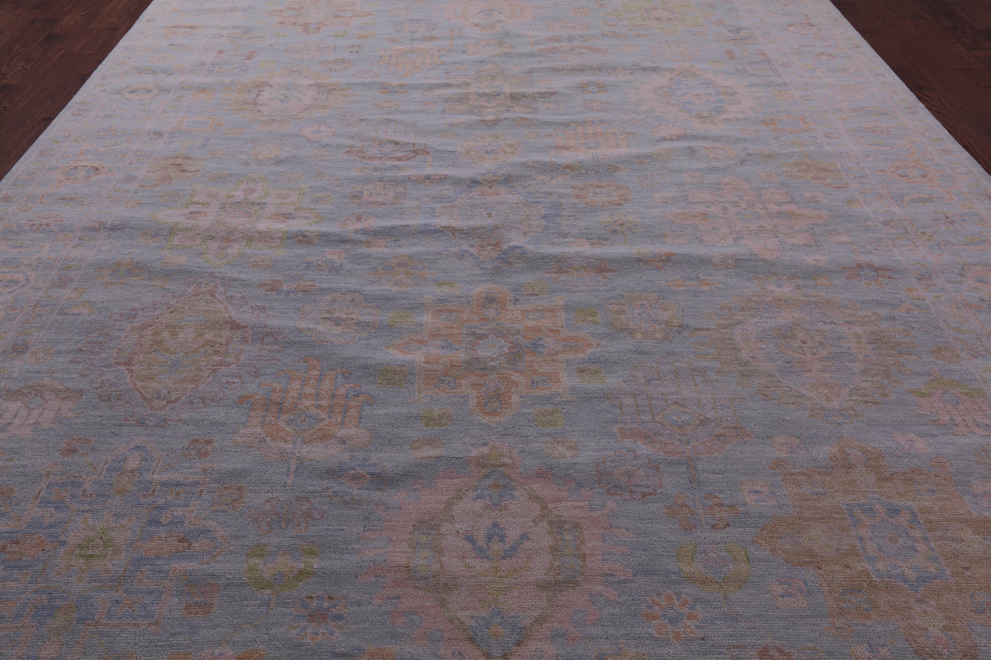 Geometric Fine Serapi Handmade Wool Rug - 10' 0" X 13' 10" - Golden Nile