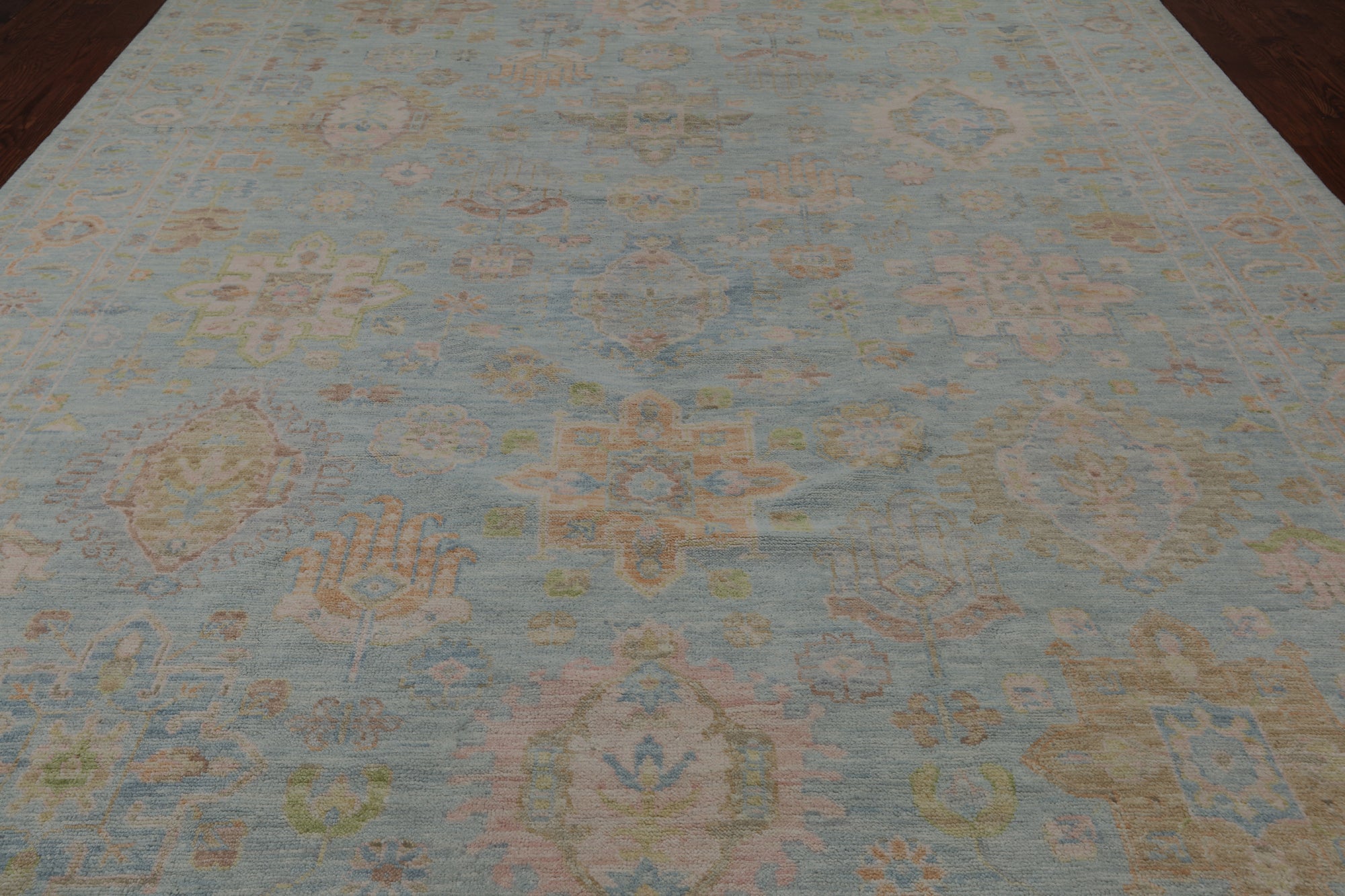 Geometric Fine Serapi Handmade Wool Rug - 10' 0" X 13' 10"