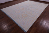 Geometric Fine Serapi Handmade Wool Rug - 10' 0" X 13' 10" - Golden Nile