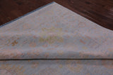 Geometric Fine Serapi Handmade Wool Rug - 10' 0" X 13' 10" - Golden Nile