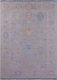 Turkish Oushak Hand Knotted Wool Rug - 10' 2" X 13' 10" - Golden Nile