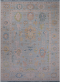 SUPER SALE Turkish Oushak Hand Knotted Wool Rug - 10' 2" X 13' 10"