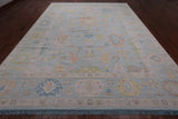 SUPER SALE Turkish Oushak Hand Knotted Wool Rug - 10' 2" X 13' 10"