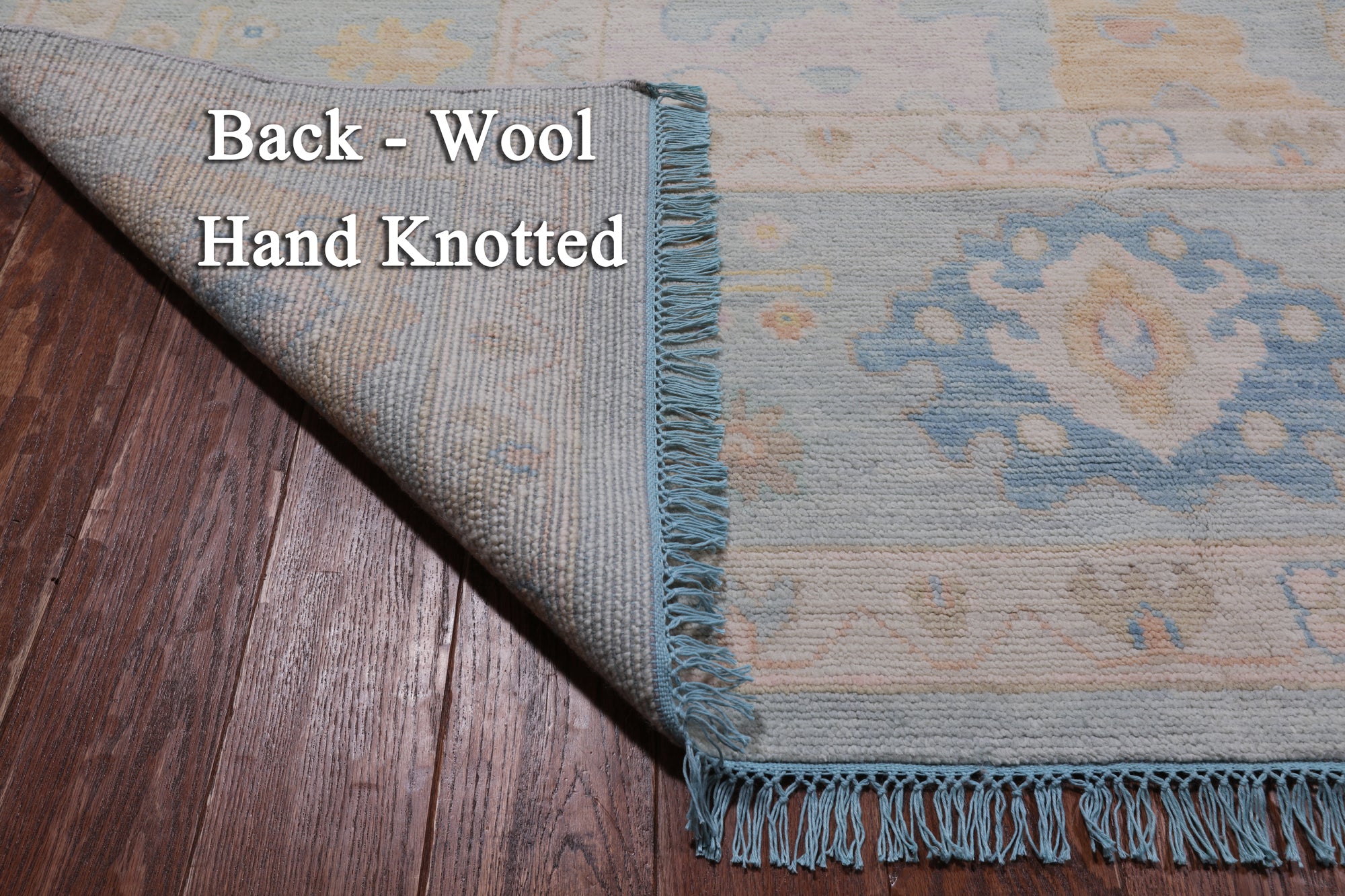 SUPER SALE Turkish Oushak Hand Knotted Wool Rug - 10' 2" X 13' 10"