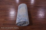 Blue Turkish Oushak Hand Knotted Wool Rug - 10' 1" X 13' 8" - Golden Nile