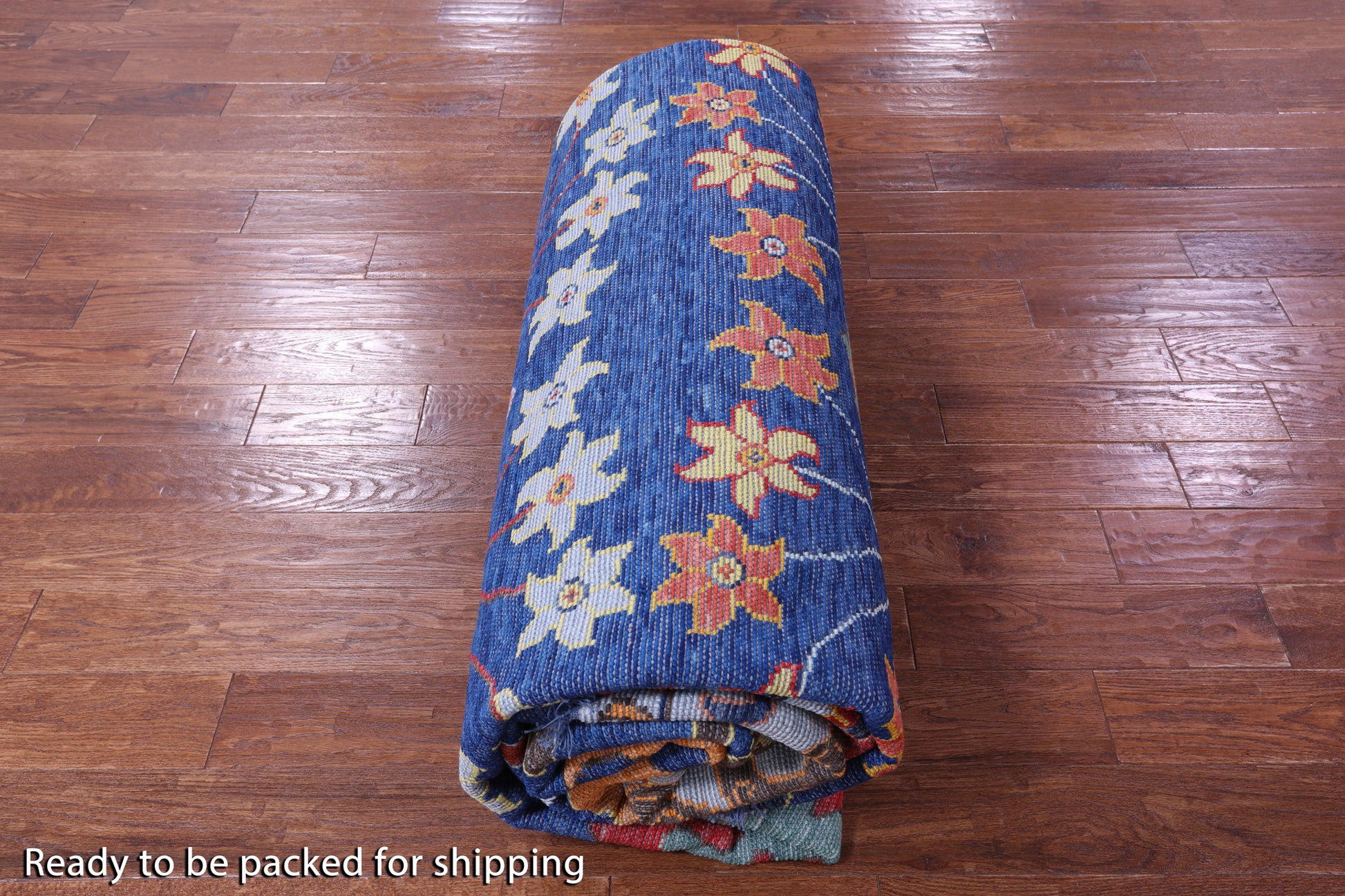 Turkish Oushak Handmade Wool Rug - 10' 3" X 13' 8" - Golden Nile