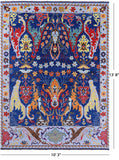 Turkish Oushak Handmade Wool Rug - 10' 3" X 13' 8" - Golden Nile