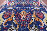 Turkish Oushak Handmade Wool Rug - 10' 3" X 13' 8" - Golden Nile