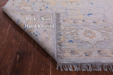 Grey Geometric Fine Serapi Hand Knotted Wool Rug - 11' 11" X 14' 10" - Golden Nile
