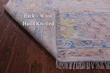 Grey Geometric Fine Serapi Hand Knotted Wool Rug - 9' 3" X 12' 2" - Golden Nile