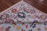 Turkish Oushak Hand Knotted Wool On Wool Rug - 8' 8" X 9' 7" - Golden Nile