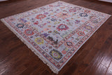 Turkish Oushak Hand Knotted Wool On Wool Rug - 8' 8" X 9' 7" - Golden Nile
