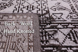 Tribal Moroccan Hand Knotted Wool On Wool Rug - 5' 0" X 7' 11" - Golden Nile