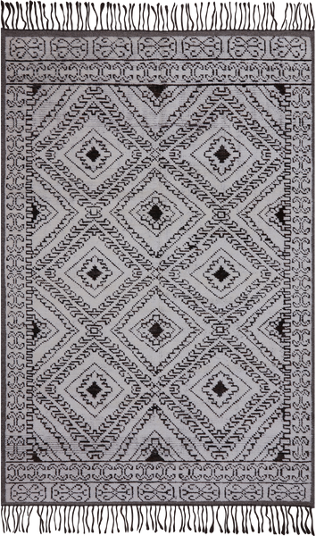 SUPER SALE Tribal Moroccan Hand Knotted Wool On Wool Rug - 5' 0" X 7' 8"