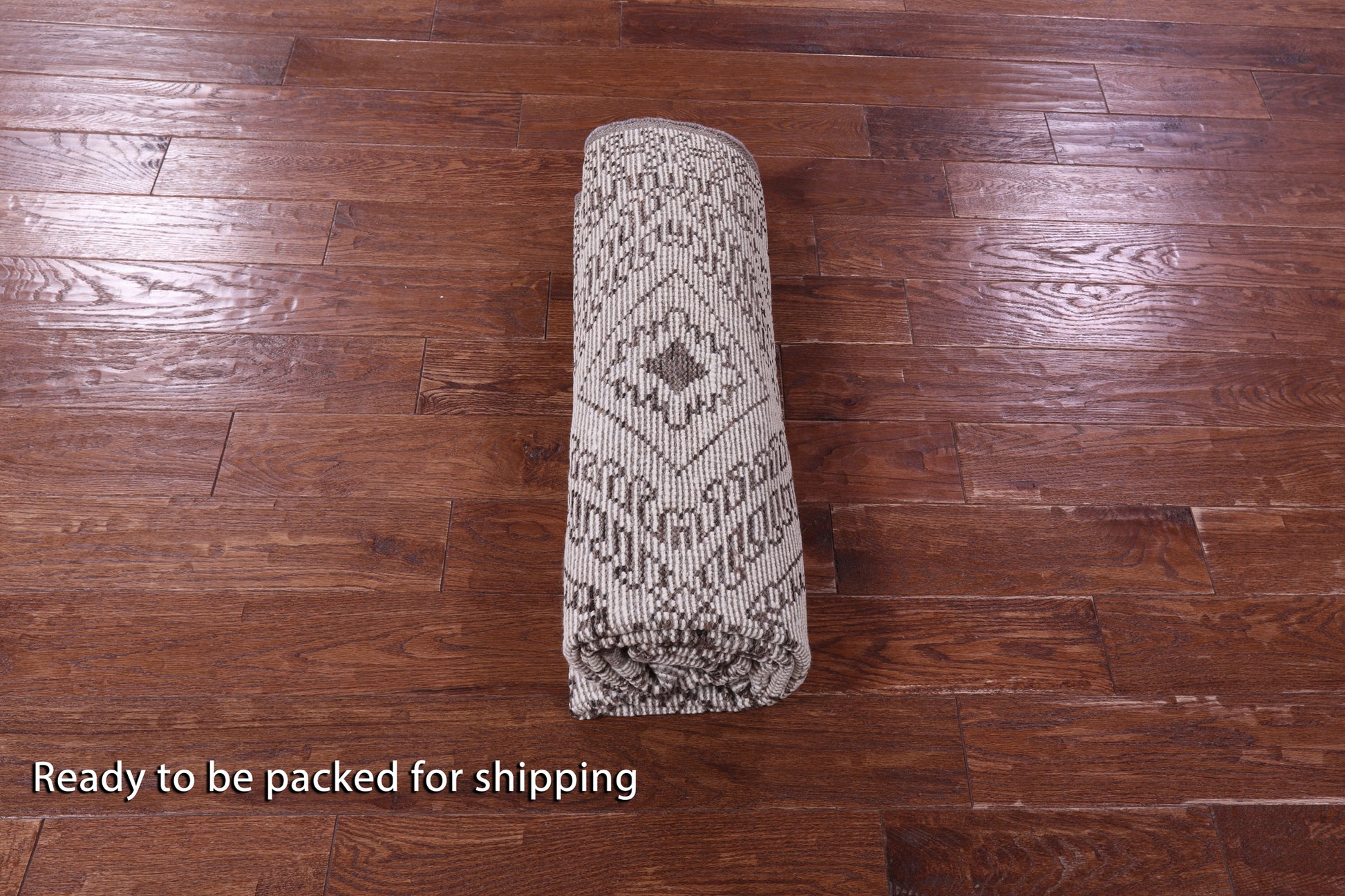 Tribal Moroccan Hand Knotted Wool On Wool Rug - 5' 0" X 7' 8" - Golden Nile