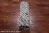 SUPER SALE Tribal Moroccan Hand Knotted Wool On Wool Rug - 5' 0" X 7' 8"