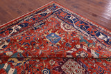 Persian Fine Serapi Handmade Wool Rug - 11' 1" X 17' 0" - Golden Nile