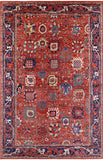 Persian Fine Serapi Handmade Wool Rug - 11' 1" X 17' 0" - Golden Nile