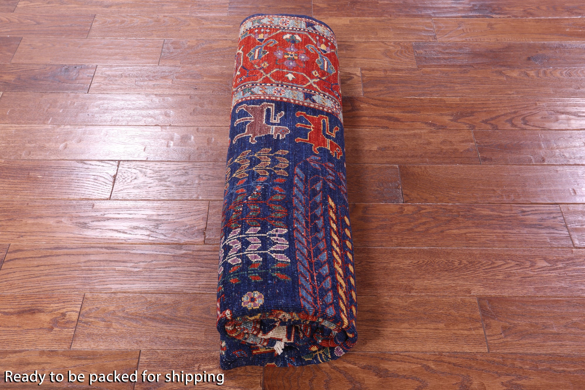 Persian Fine Serapi Handmade Wool Rug - 6' 2" X 7' 11" - Golden Nile