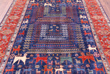 Persian Fine Serapi Handmade Wool Rug - 6' 2" X 7' 11" - Golden Nile