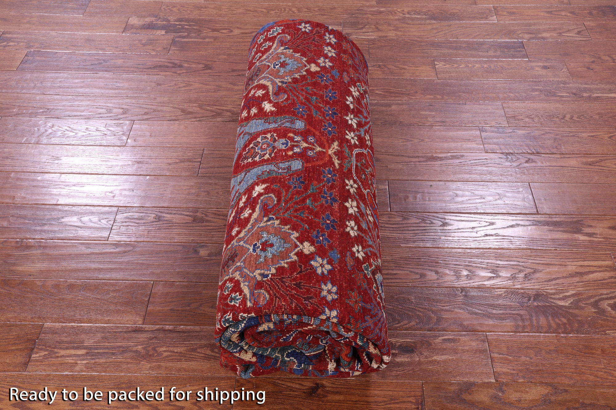 Persian Fine Serapi Hand Knotted Wool Rug - 10' 1" X 13' 10" - Golden Nile