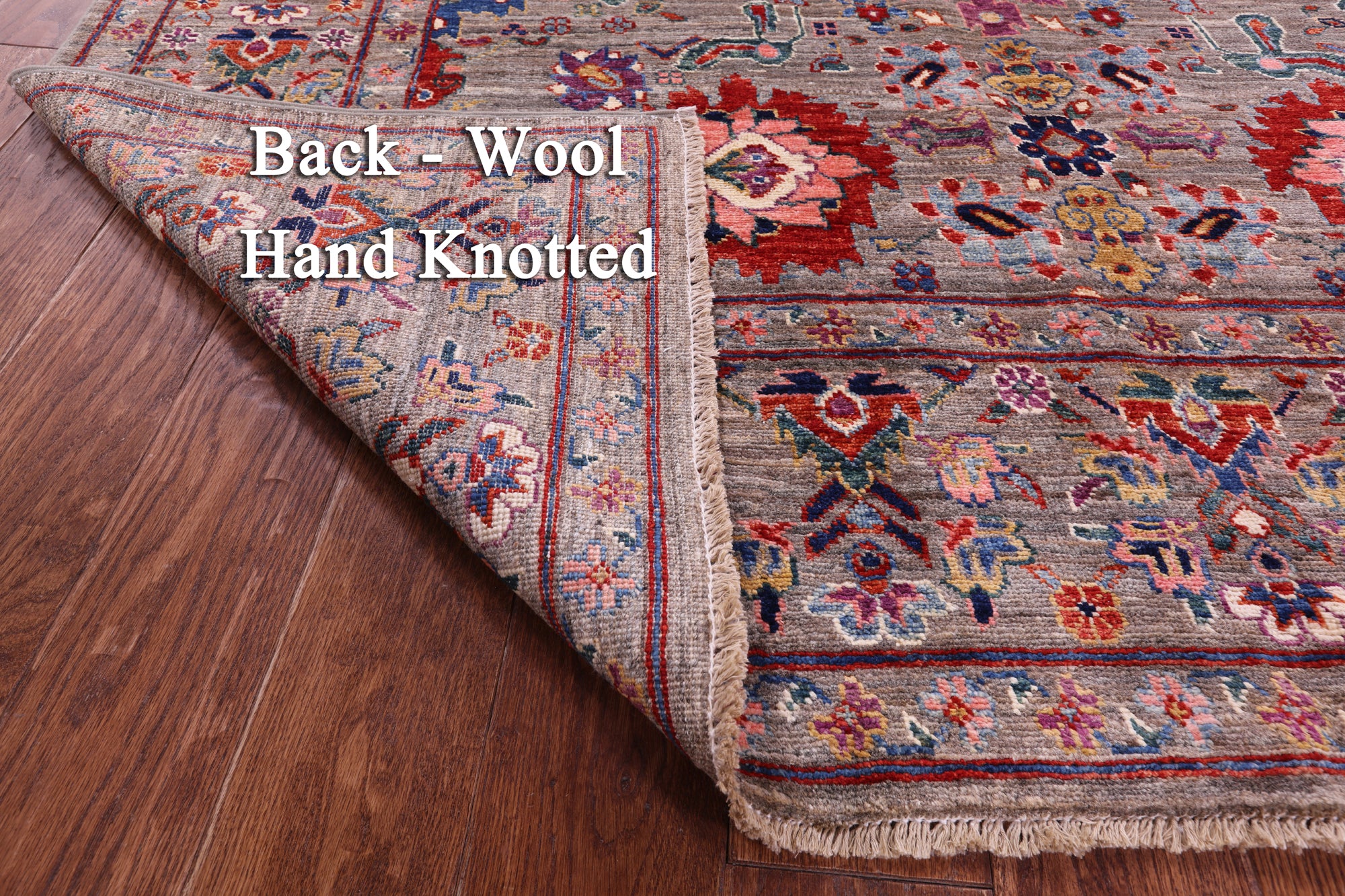 Persian Fine Serapi Hand Knotted Wool Rug - 5' 10" X 9' 0" - Golden Nile