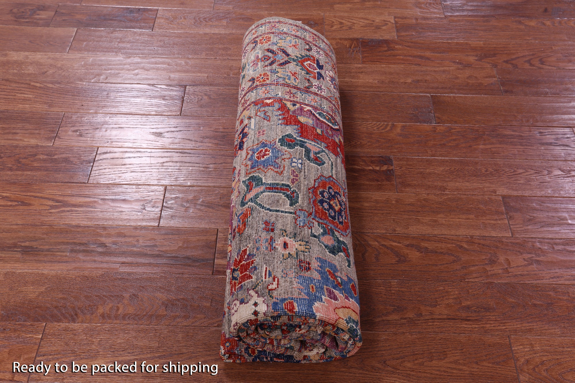Persian Fine Serapi Hand Knotted Wool Rug - 5' 10" X 9' 0" - Golden Nile