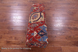 Persian Fine Serapi Hand Knotted Wool Rug - 11' 2" X 16' 4" - Golden Nile