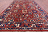 Persian Fine Serapi Hand Knotted Wool Rug - 11' 2" X 16' 4" - Golden Nile