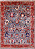 Persian Fine Serapi Hand Knotted Wool Rug - 10' 1" X 13' 11" - Golden Nile