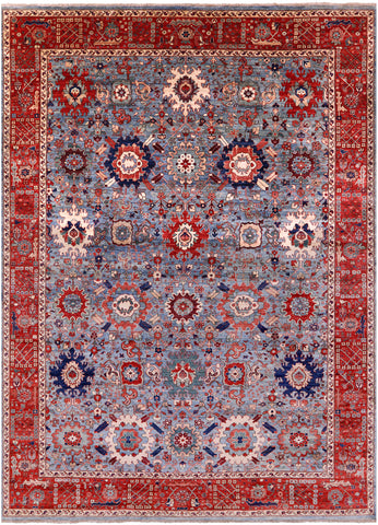 Persian Fine Serapi Hand Knotted Wool Rug - 10' 1