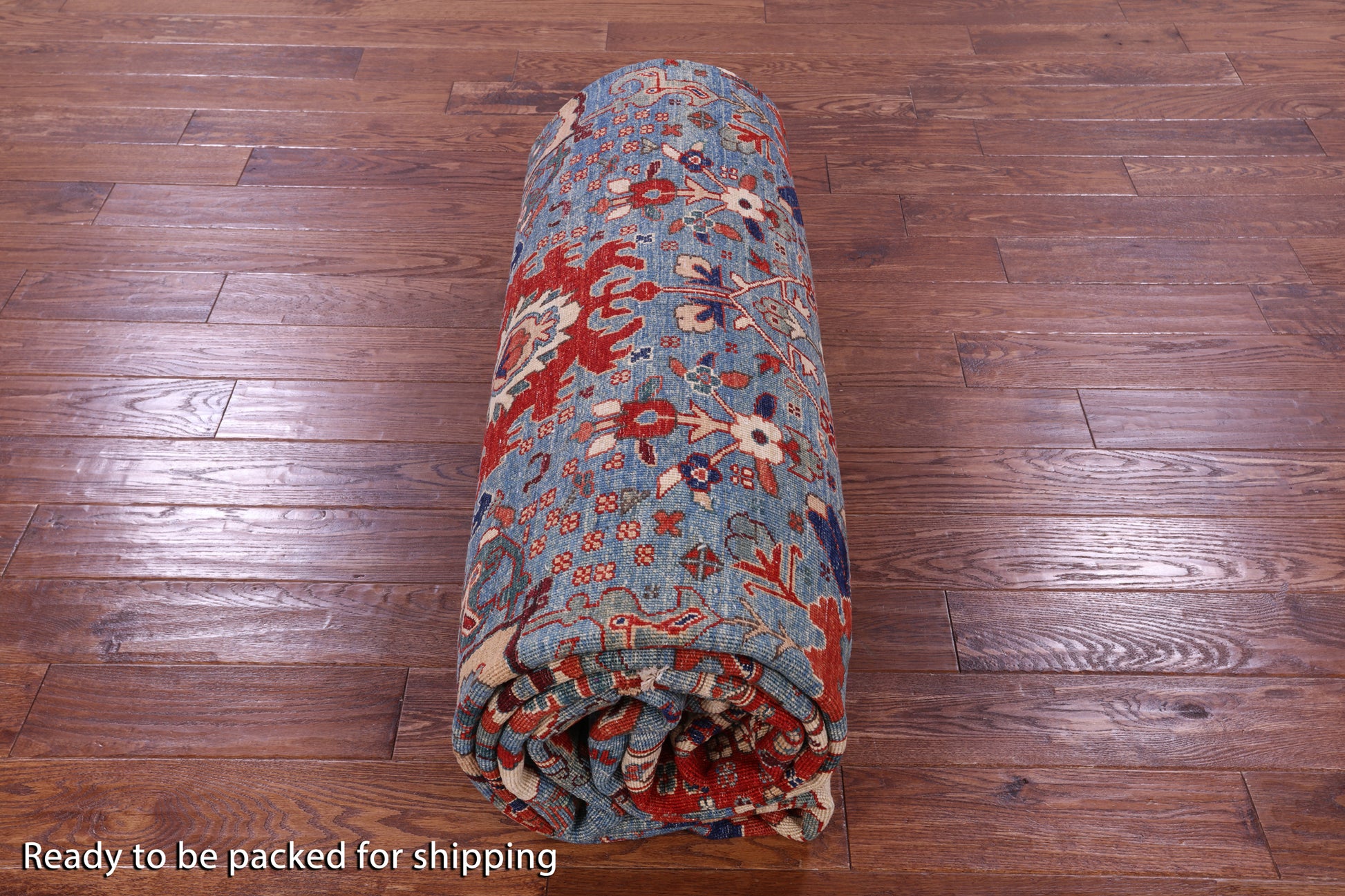 Persian Fine Serapi Hand Knotted Wool Rug - 10' 1" X 13' 11" - Golden Nile
