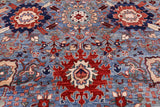 Persian Fine Serapi Hand Knotted Wool Rug - 10' 1" X 13' 11" - Golden Nile