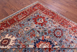 Persian Fine Serapi Hand Knotted Wool Rug - 10' 1" X 13' 11" - Golden Nile