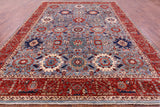 Persian Fine Serapi Hand Knotted Wool Rug - 10' 1" X 13' 11" - Golden Nile