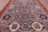Persian Fine Serapi Hand Knotted Wool Rug - 10' 1" X 13' 11" - Golden Nile
