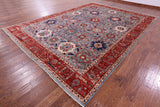 Persian Fine Serapi Hand Knotted Wool Rug - 10' 1" X 13' 11" - Golden Nile