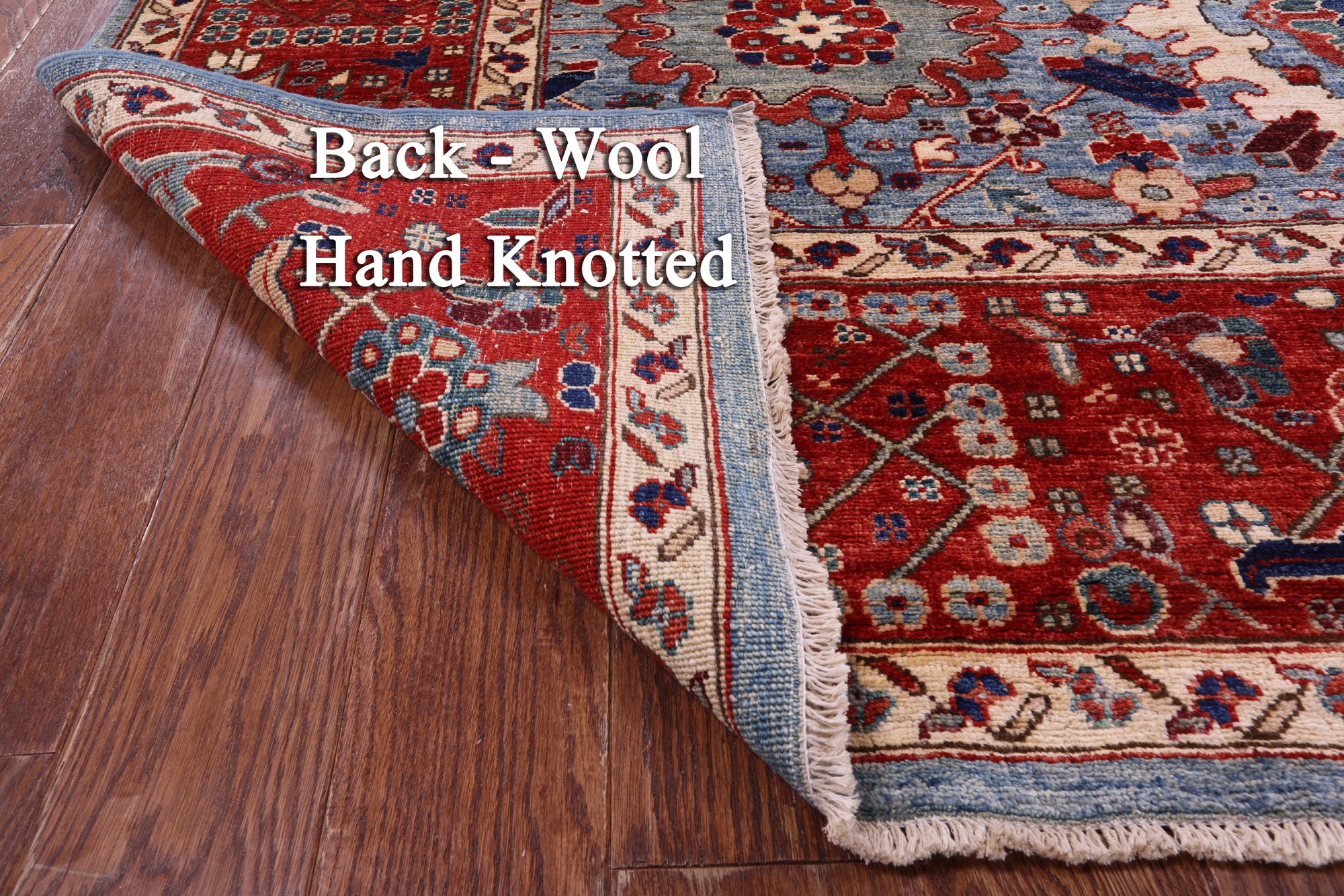 Persian Fine Serapi Hand Knotted Wool Rug - 10' 1" X 13' 11" - Golden Nile