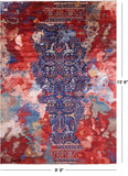 Persian Fine Serapi Hand Knotted Wool Rug - 9' 9" X 13' 6" - Golden Nile