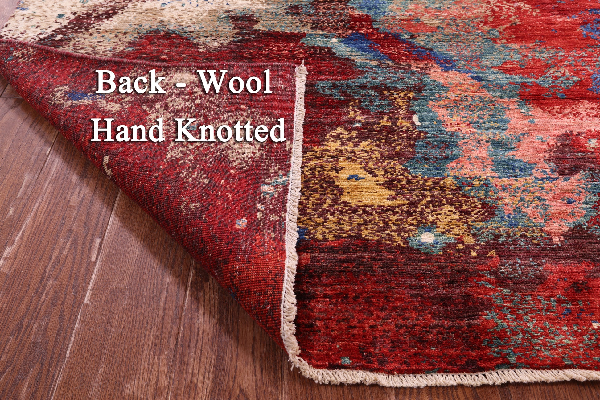 Persian Fine Serapi Hand Knotted Wool Rug - 9' 9" X 13' 6" - Golden Nile