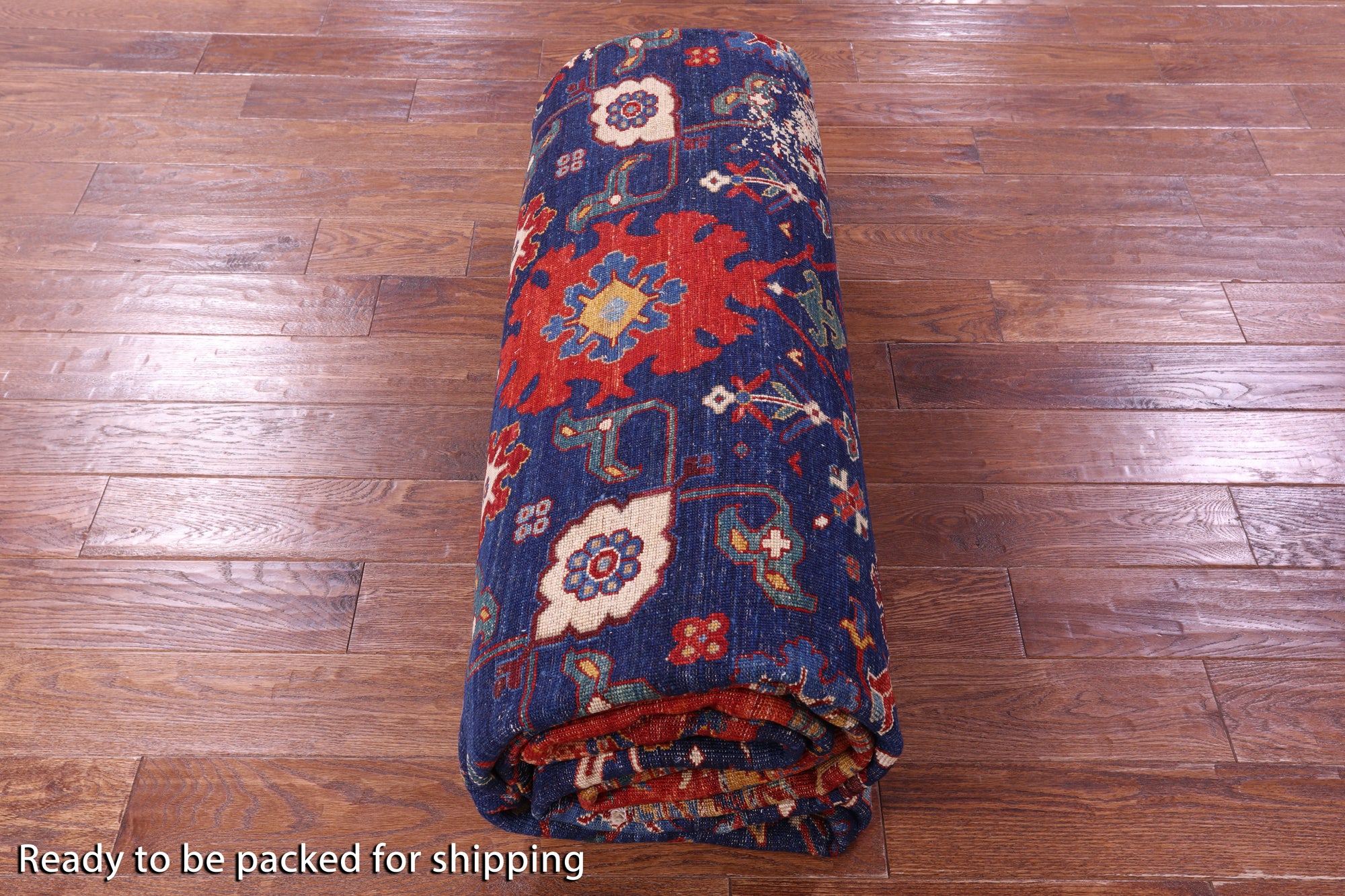Persian Fine Serapi Hand Knotted Wool Rug - 9' 7" X 13' 6" - Golden Nile