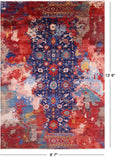 Persian Fine Serapi Hand Knotted Wool Rug - 9' 7" X 13' 6" - Golden Nile